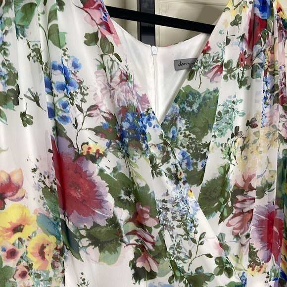 Danny and Nicole Women’s Faux Wrap Floral Sheath Garden Dress Plus Size 24W - Picture 6 of 14